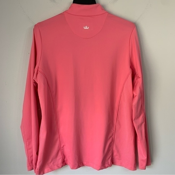 Peter Millar Women’s Golf Sun Protection Long Sleeve Shirt Pink Large - Picture 2 of 11